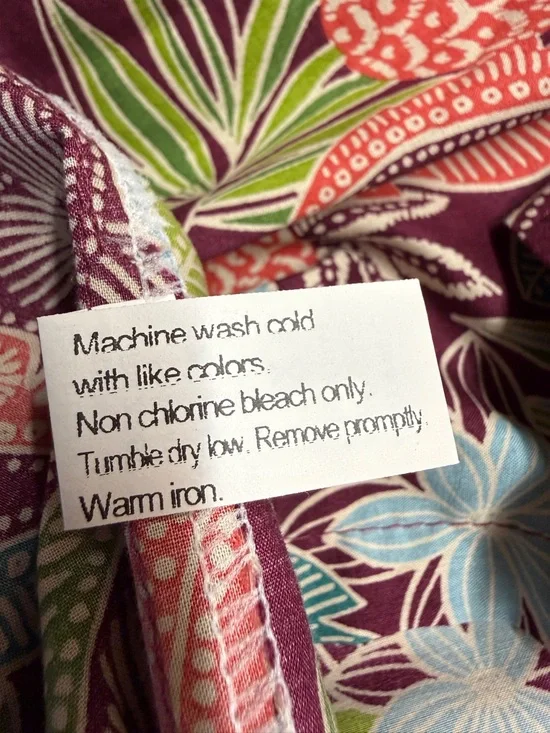 Tori Richard Tropbatik Cotton Lawn Camp Shirt Graphic Pineapples Men's Size XL - Picture 9 of 15